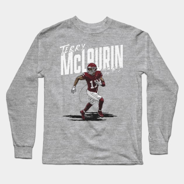 Terry McLaurin Washington Chisel Long Sleeve T-Shirt by MASTER_SHAOLIN